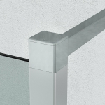 Laikiklis CI TWP į lubas arba į sieną, skirtas Roth Cariba CI TWF dušo sienelei, blizgus 